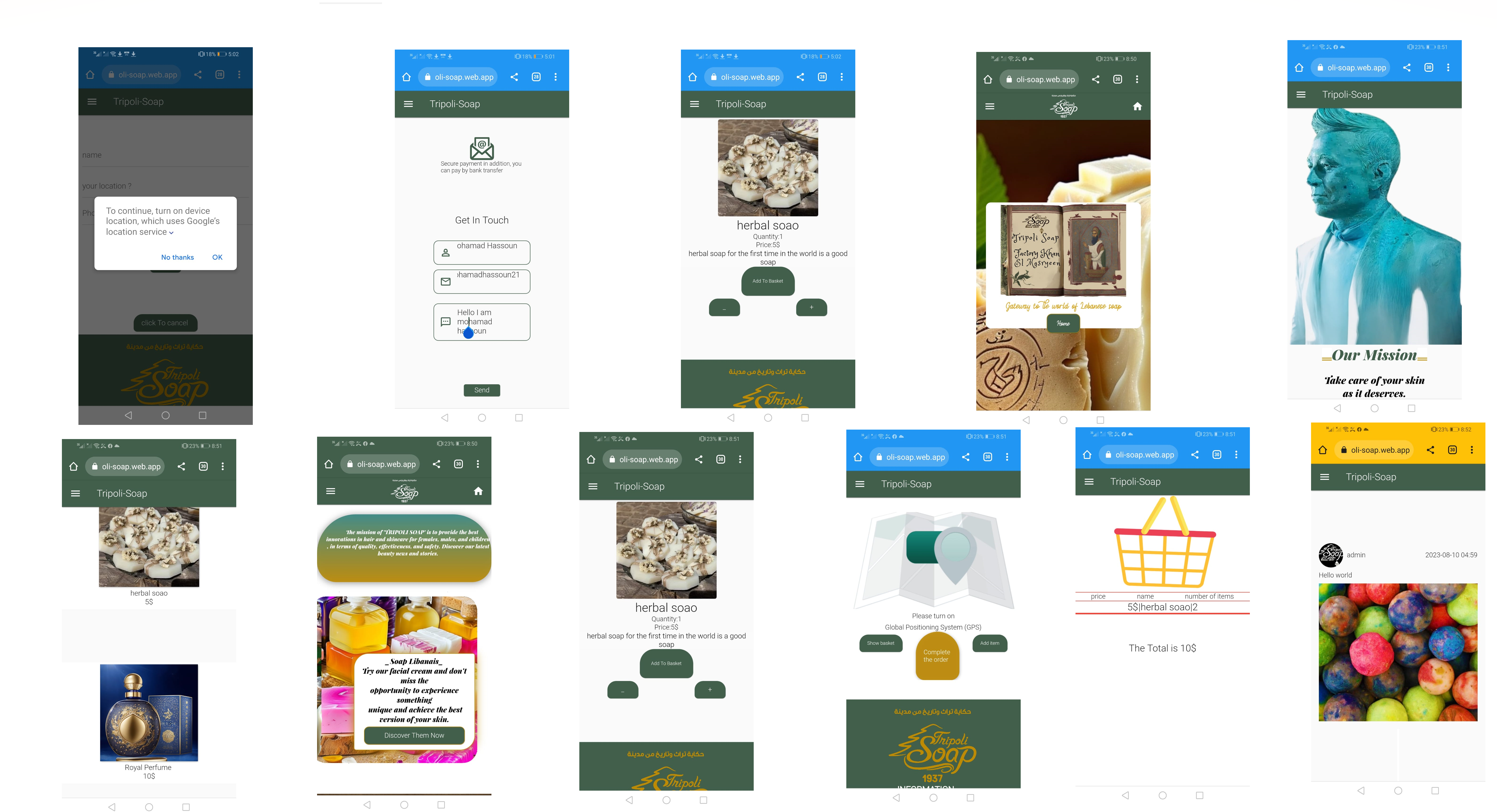 Traditional website. banner